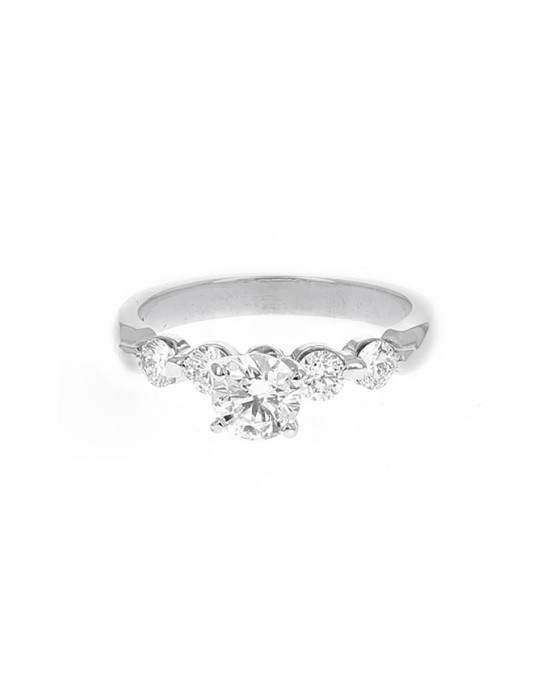 Round Brilliant Diamond Solitaire Round Diamond Engagement Ring